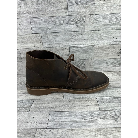Clarks Bushacre 3 Men Beeswax Brown Leather Chukka Desert Boots Size 9.5M main image 5